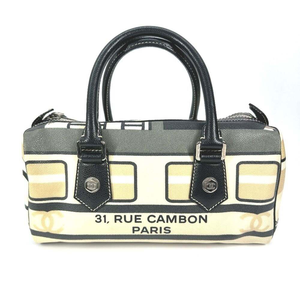 CHANEL Black Boston Bag